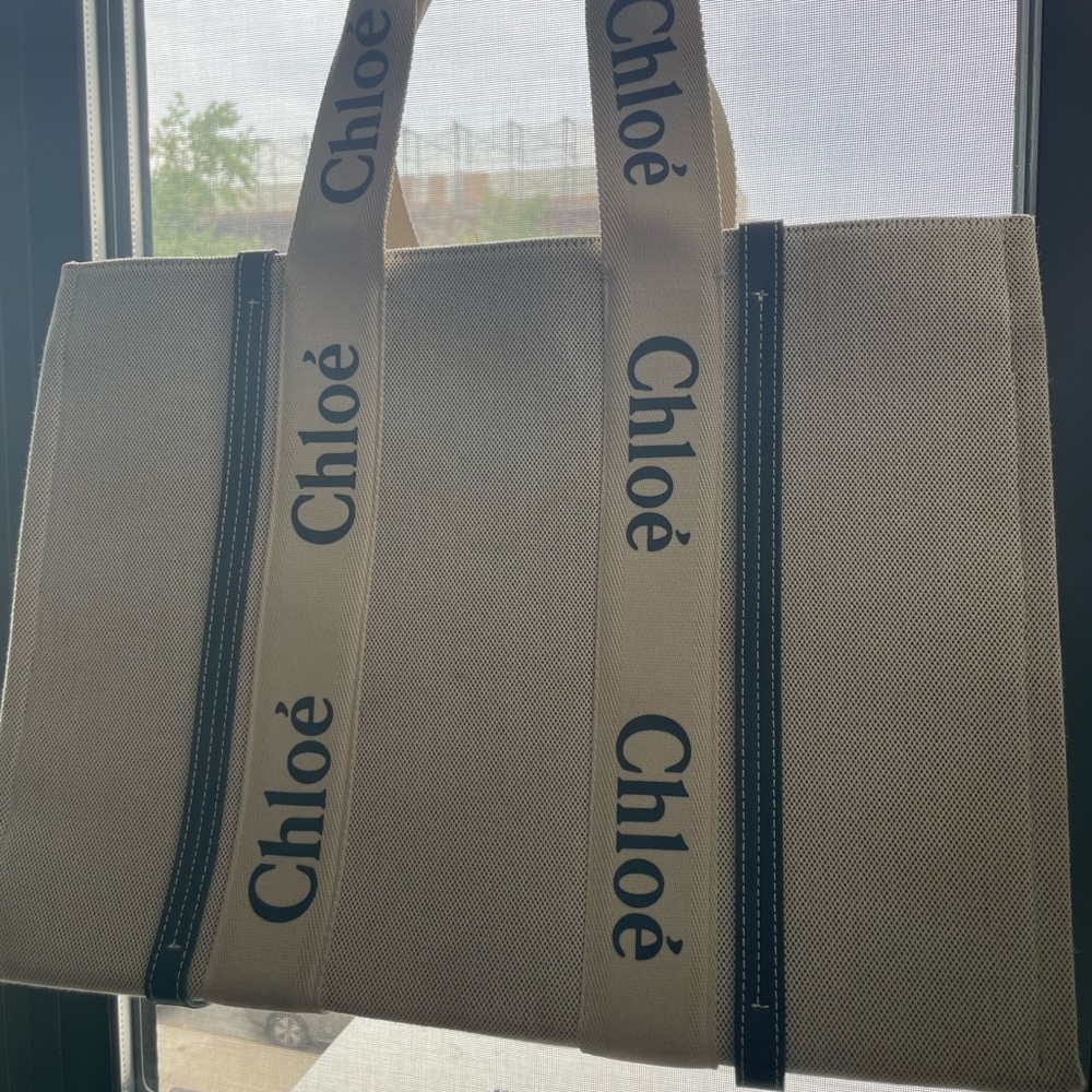 Chloé large woody tote bag